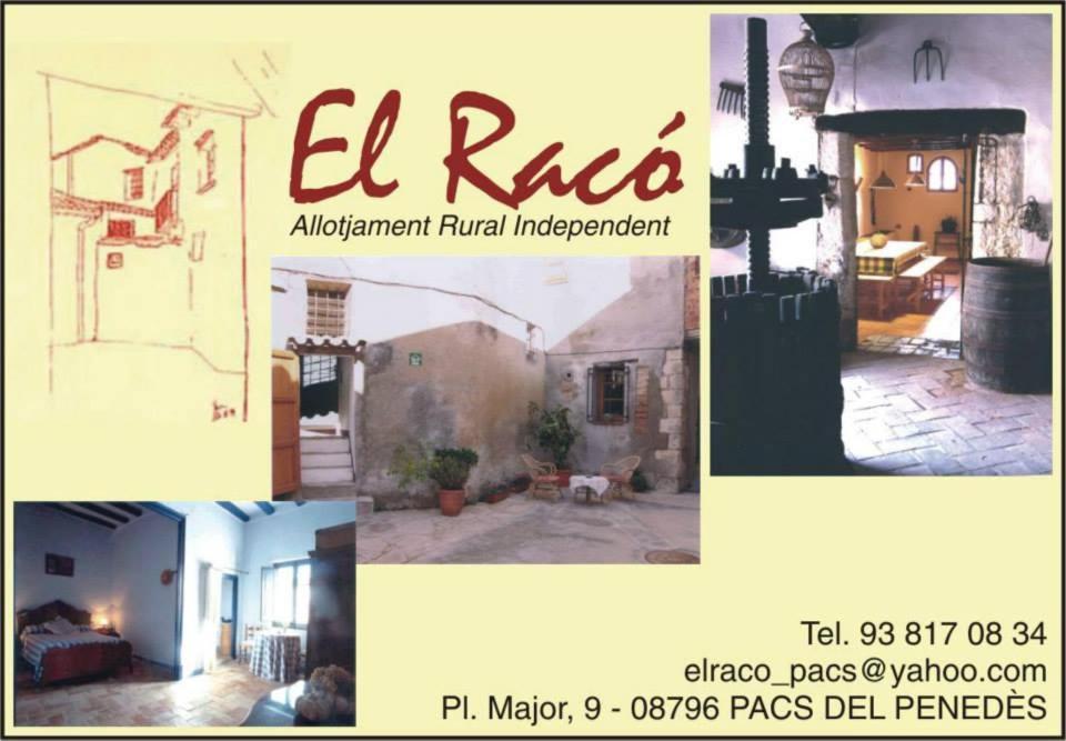 Apartamento RCP El Racó Pacs del Penedès Exterior foto